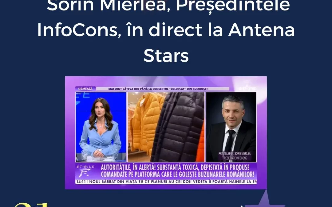 Sorin Mierlea , Președintele InfoCons, în direct la Antena Stars