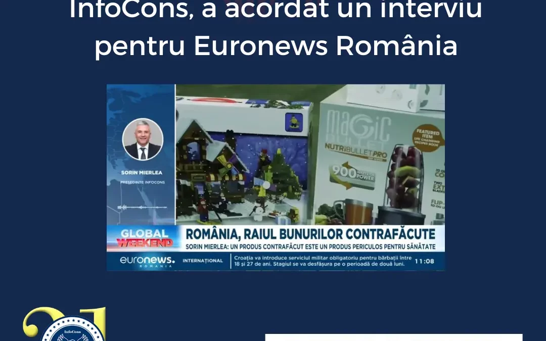 Sorin Mierlea , Președintele InfoCons , a acordat un interviu pentru EuroNews România