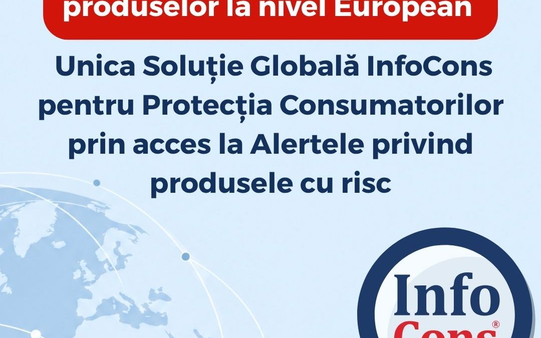 20 de ani de siguranță a produselor la nivel European – Unica Soluție Globală InfoCons pentru Protecția Consumatorilor prin acces la Alertele privind produsele cu risc